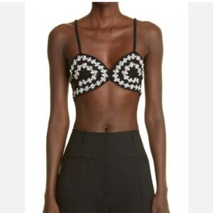 NWOT: Proenza Schouler Monochrome Crochet Bra Top